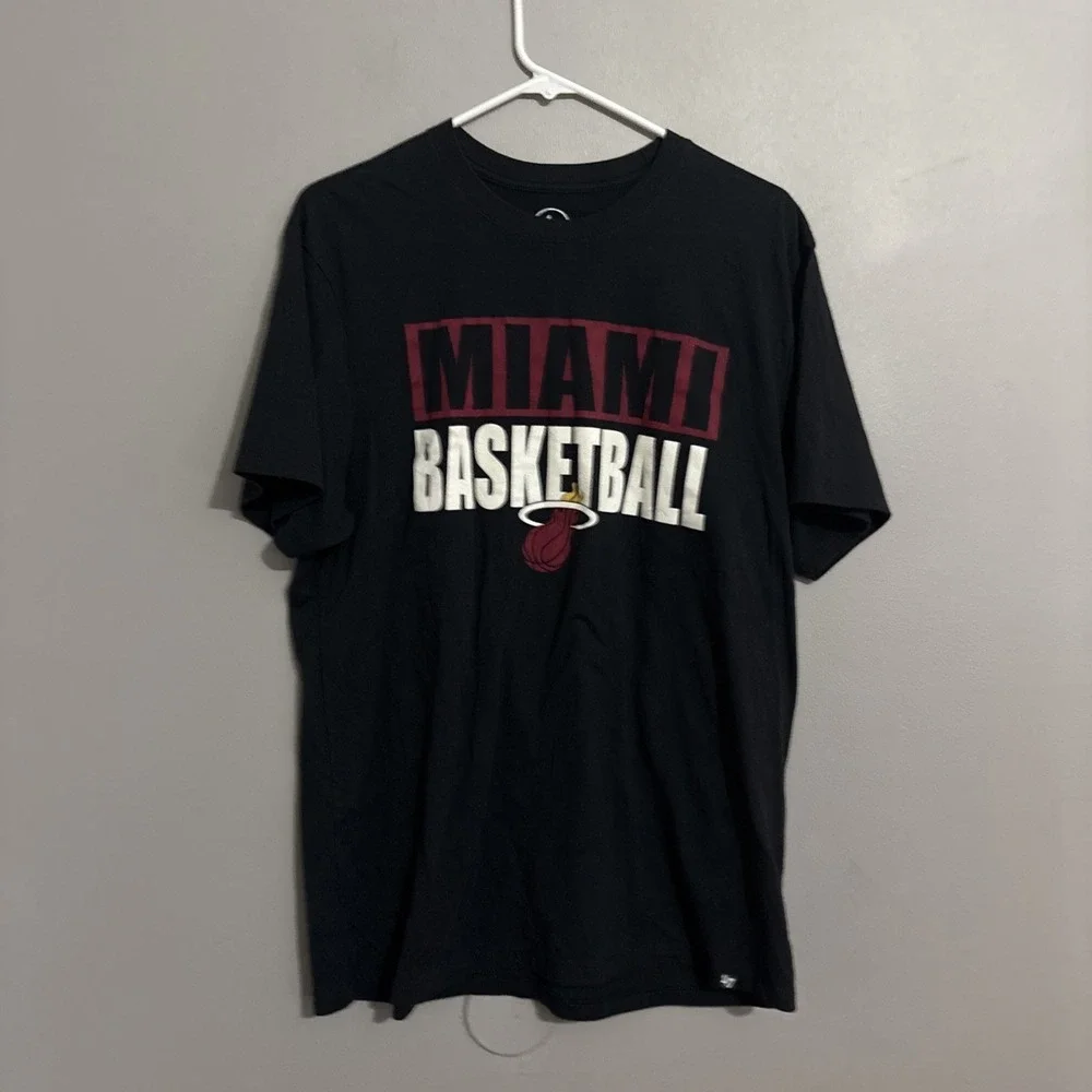 Women's /men's Large‎ Black Basketball Miami Heat XL T Shirt 47
